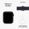 Apple Watch Series 9 45MM GPS S/B in Silver - Image 4